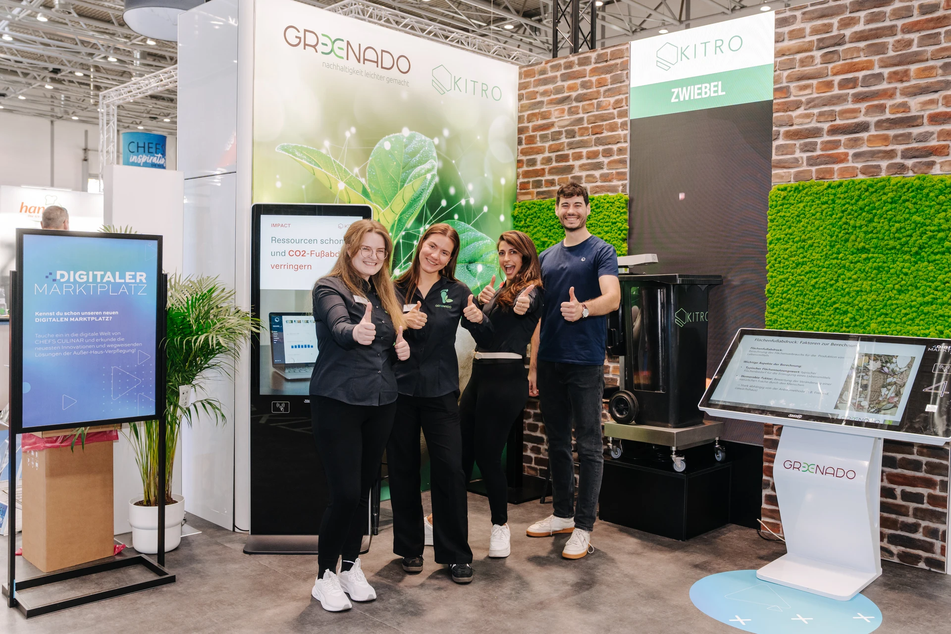 Team Greenado und KITRO auf der CHEFS CULINAR Messe