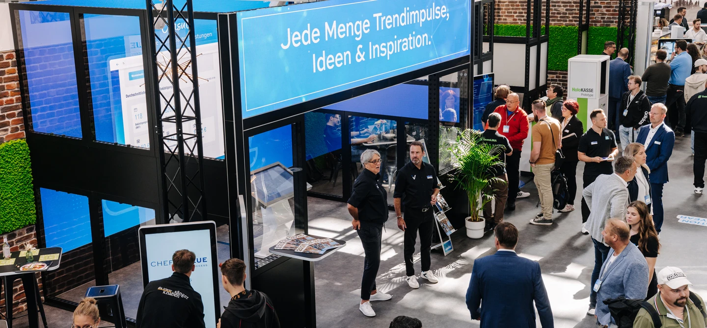 Digitaler Marktplatz von oben