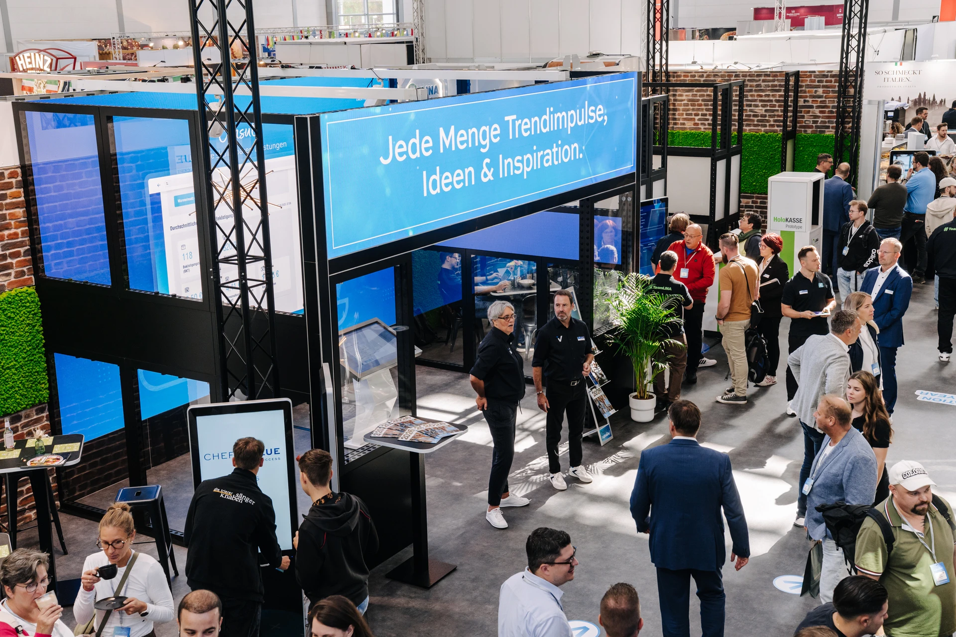 Digitaler Marktplatz von oben