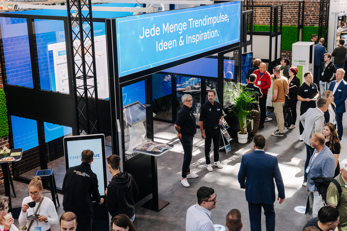 Digitaler Marktplatz von oben