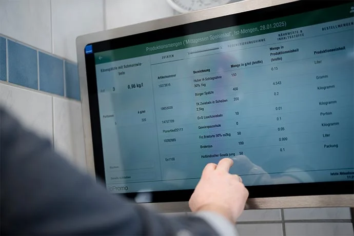 Digitaler Produktionsplan